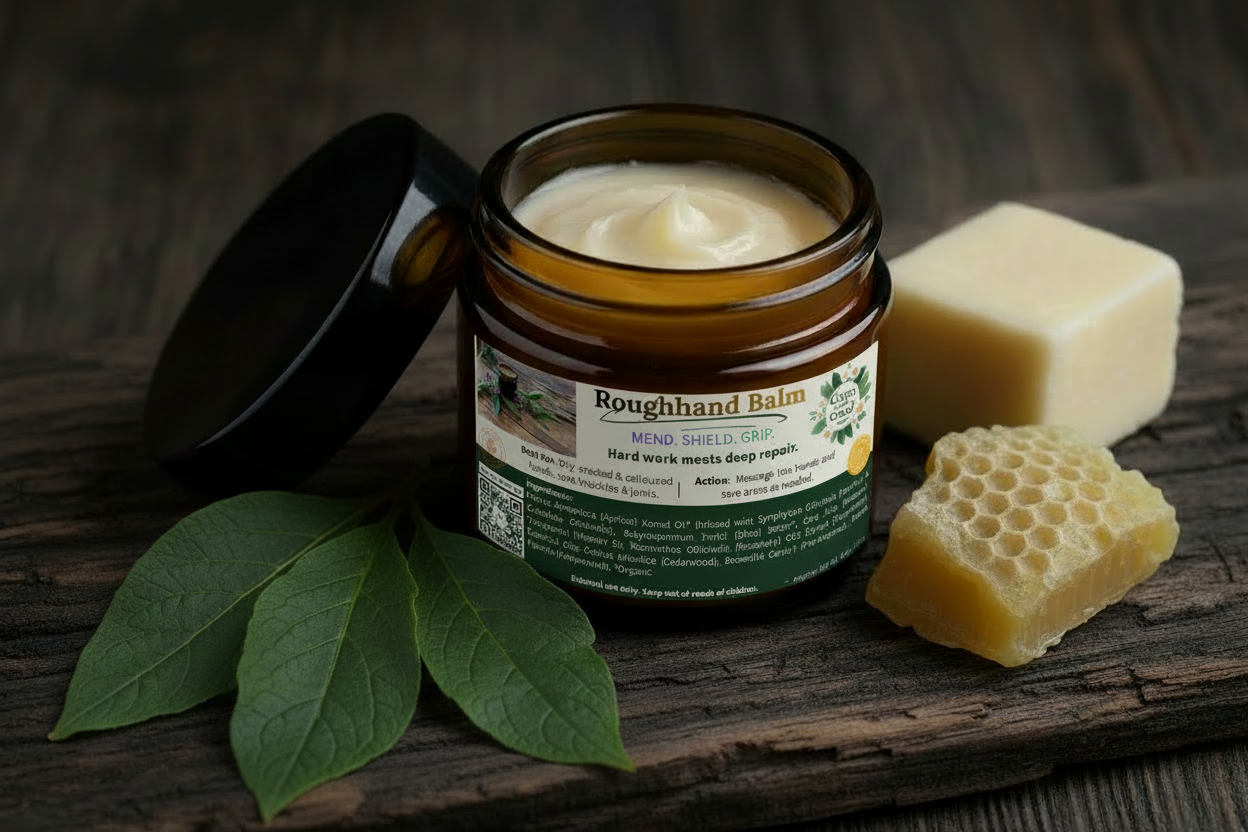 Roughhand Balm with Comfrey Leaves
